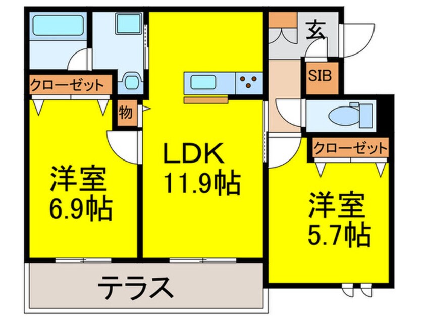 間取図 siesta