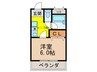 宇都宮マンション 1Kの間取り