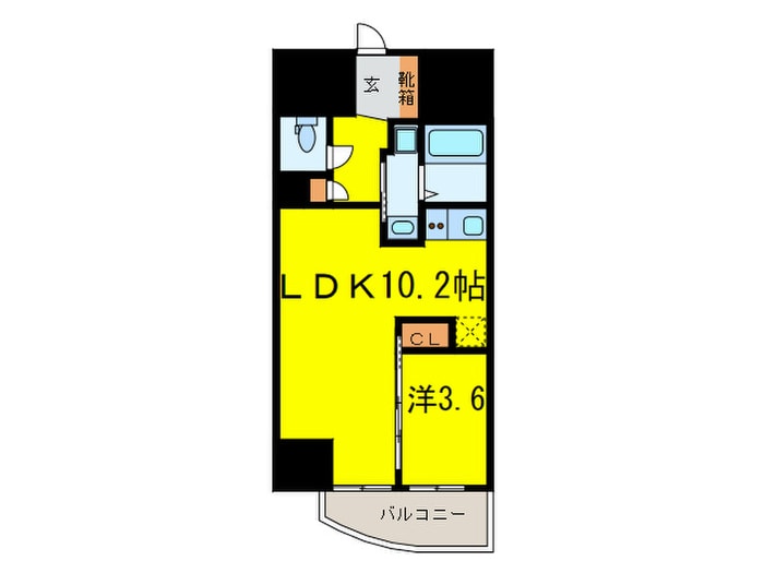 間取り図 ミュプレ北浜EAST