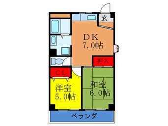 間取図 三番グリーンハイツ