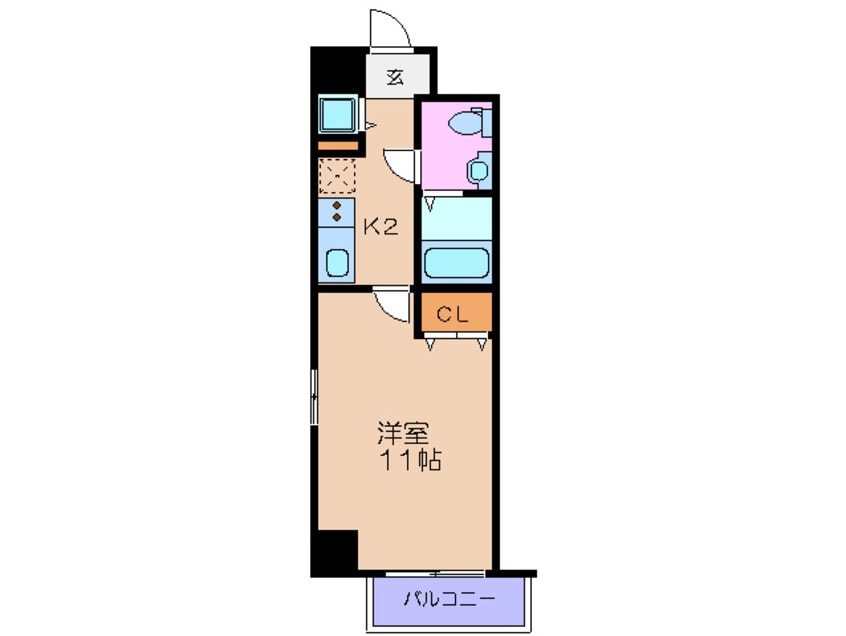 間取図 セレブコ－ト梅田