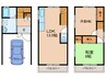 富秋町２丁目戸建 2LDKの間取り