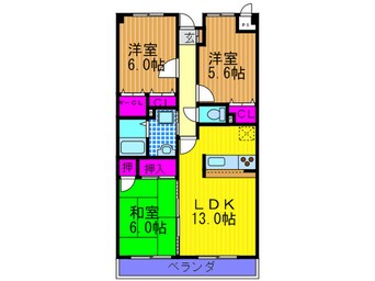 間取図 L-COURT石切