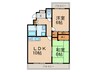 アメニティマンションⅢ 2LDKの間取り