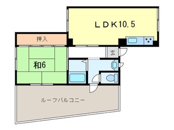 間取図 ベネフィス魚住Ⅰ