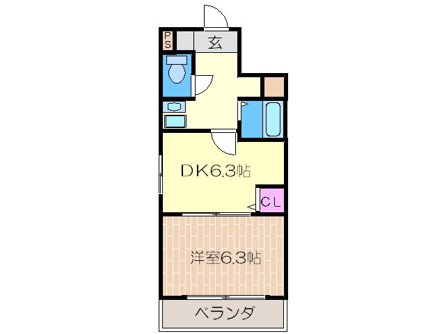間取り図 パ－ク巽東Ⅱ