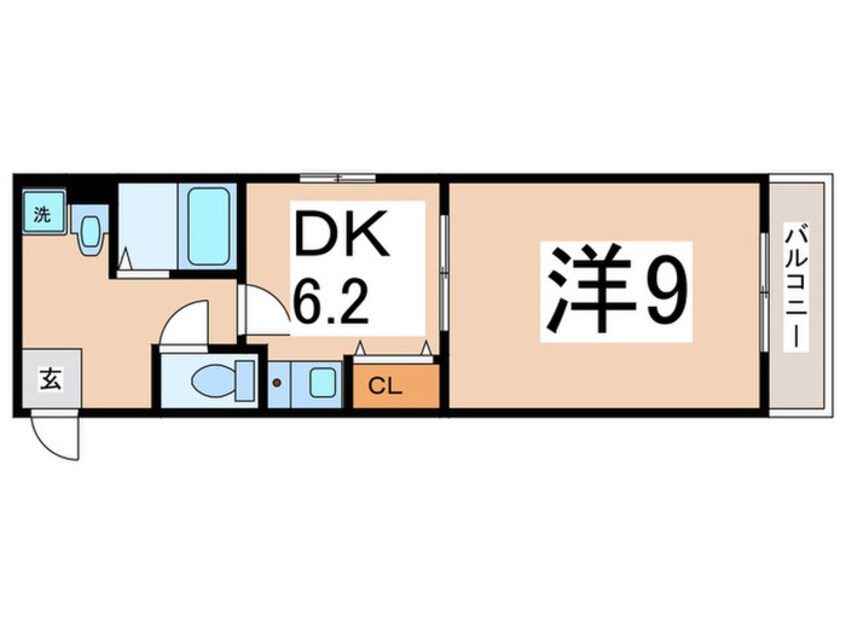 間取図 パ－ク巽東Ⅱ