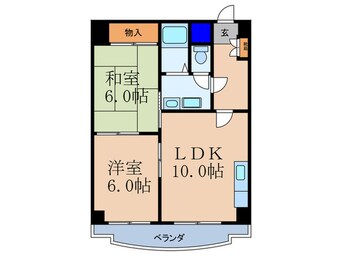 間取図 Ｉ　Ｃｕｂｅ　都島