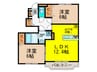 アルド－レ 2LDKの間取り