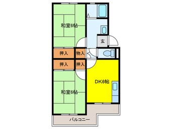 間取図 西本マンション