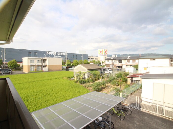 室内からの展望 カドリ－ル角野