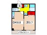 コ－ポラス新石切 1DKの間取り