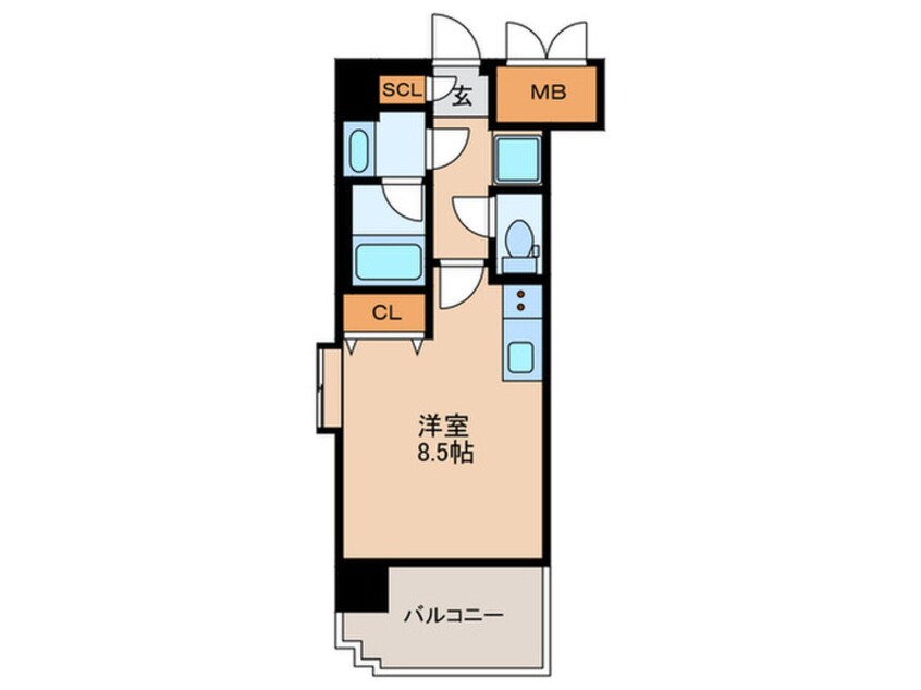 間取図 プレサンス神崎川ファインブレス