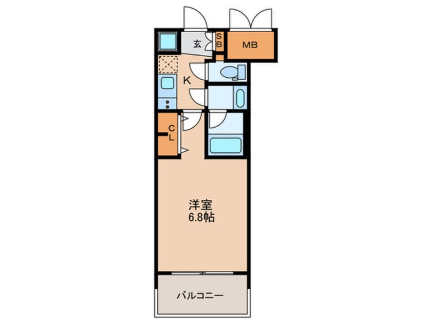 間取図 プレサンス神崎川ファインブレス