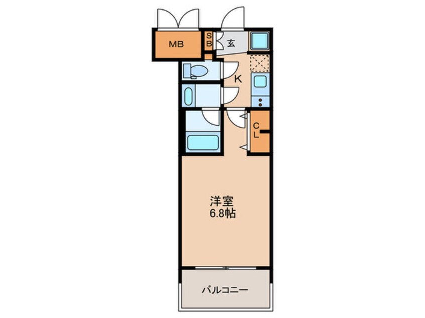 間取図 プレサンス神崎川ファインブレス