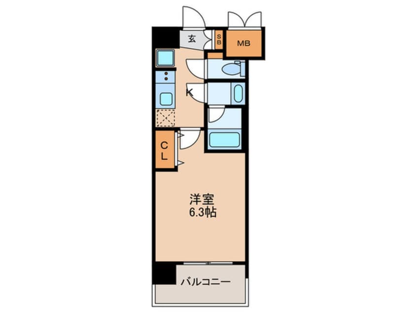 間取図 プレサンス神崎川ファインブレス
