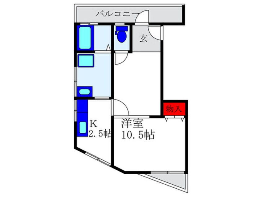 間取図 本町中島ビル