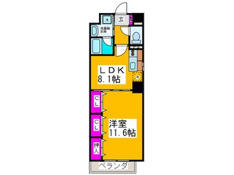間取図 ディアコート新発田