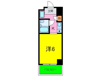 間取図 カサベラ岡本(512)