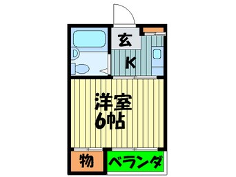 間取図 ロ－レル中鴻池