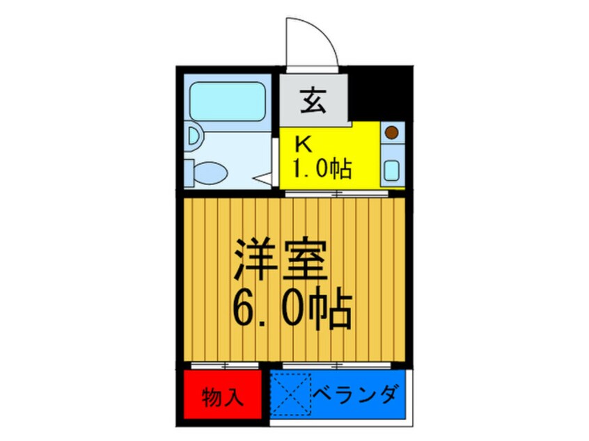 間取図 ロ－レル中鴻池