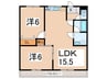 アヴィタシオンＤｏ・Ｙ 2LDKの間取り