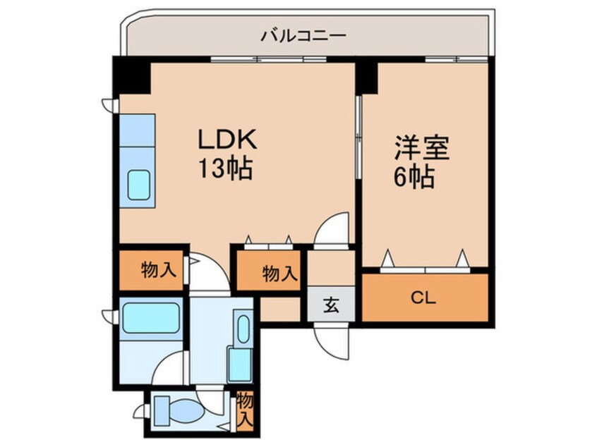 間取図 ニューハイツ花水木