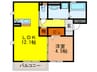 スタイルプラス 1LDKの間取り
