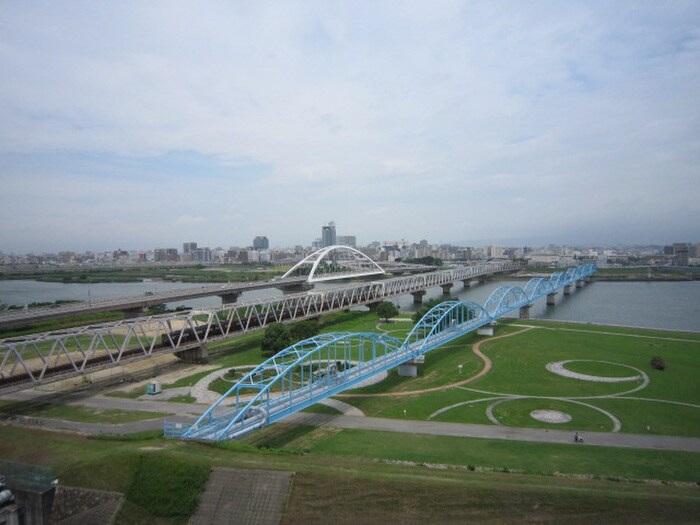 河川公園(公園)まで250m シャルマンフジ天神橋サウス