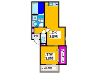 間取図 仮)大西１丁目共同住宅 新築工事