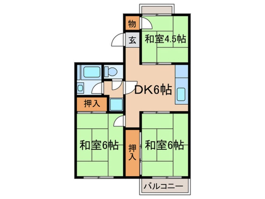 間取図 マンション幸Ｂ棟