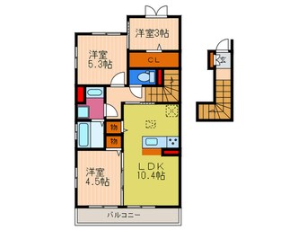 間取図 レジーナデルソーレ