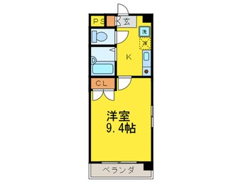 間取図 シャンテ三船Ⅱ