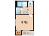 サンスタ－マンション 1Kの間取り
