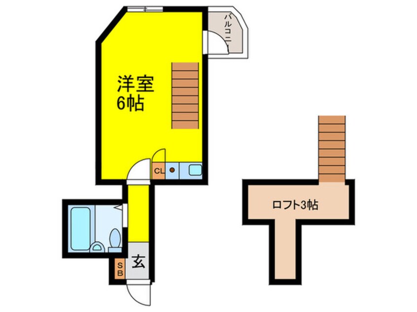 間取図 レジデンス苗代