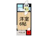 リードマンション 1Kの間取り