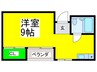 三宝マンション 1Rの間取り