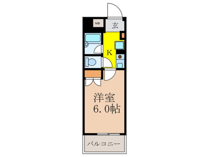 間取図 エスリード新大阪第8（409）