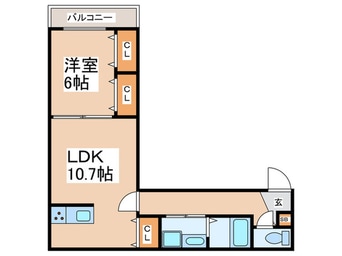 間取図 グランツあびこWEST