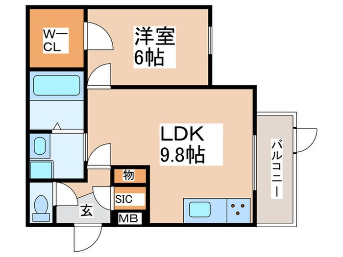 間取り図 グランツあびこWEST