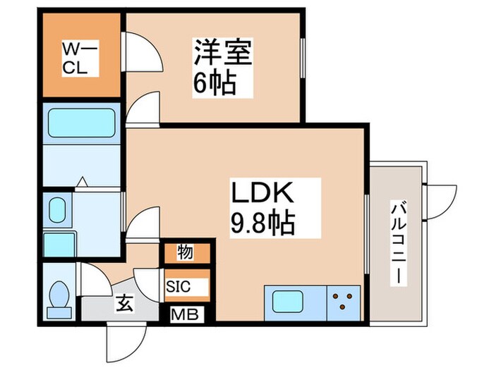 間取り図 グランツあびこWEST