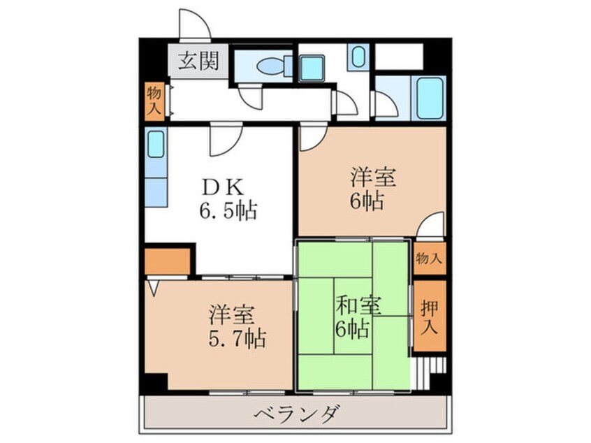 間取図 嵯峨西和