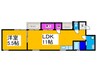 Bulissful深井北町 1LDKの間取り