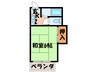 サンハイツ伊勢田 1Kの間取り
