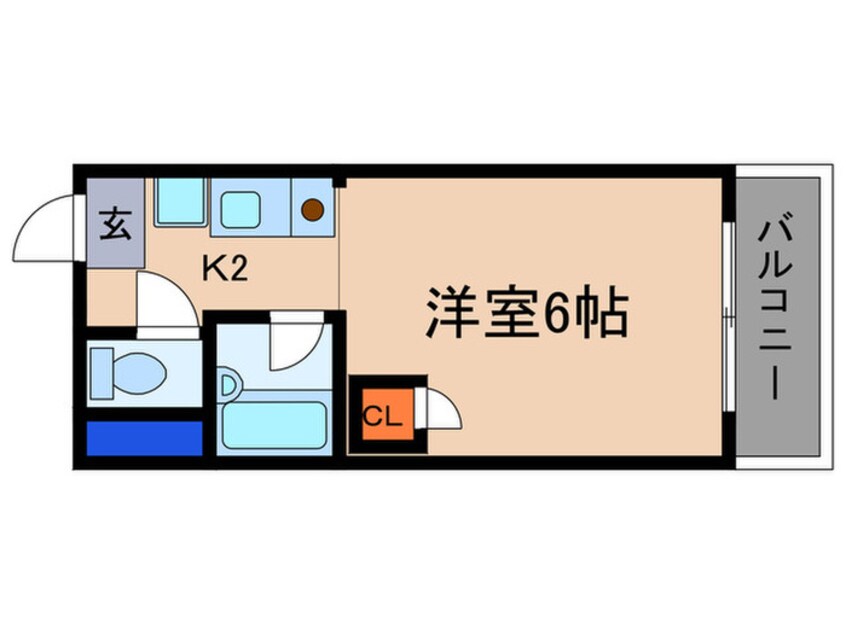 間取図 ハイツ玉川Ⅴ