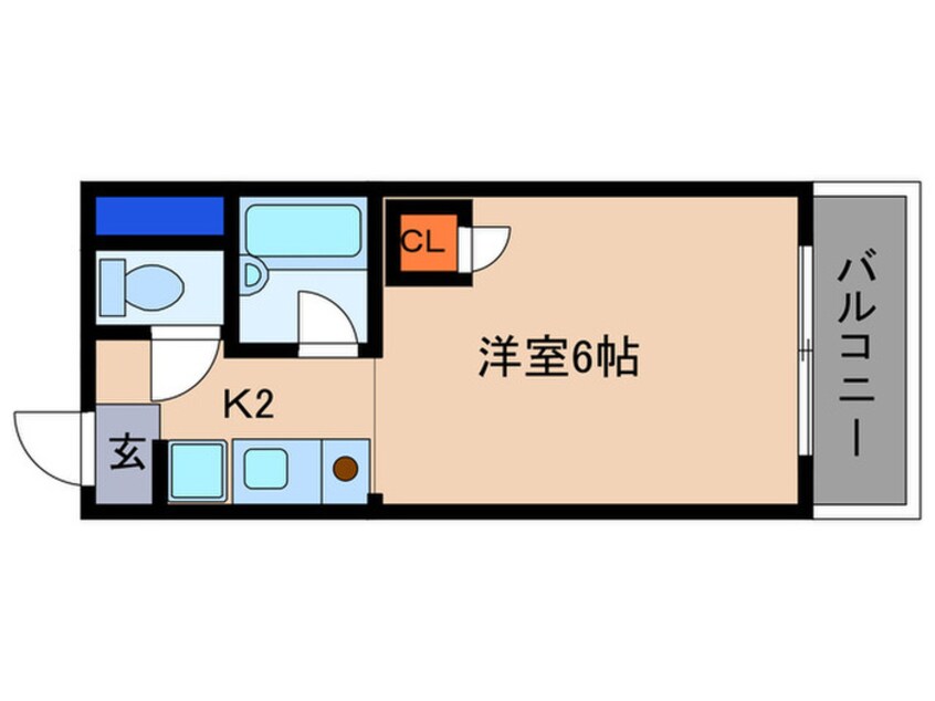 間取図 ハイツ玉川Ⅴ