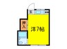 Ｔｅｎｄｏ５３．Ｂｌｄ． 1Rの間取り