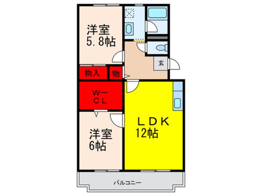 間取図 桐朋ハイツ