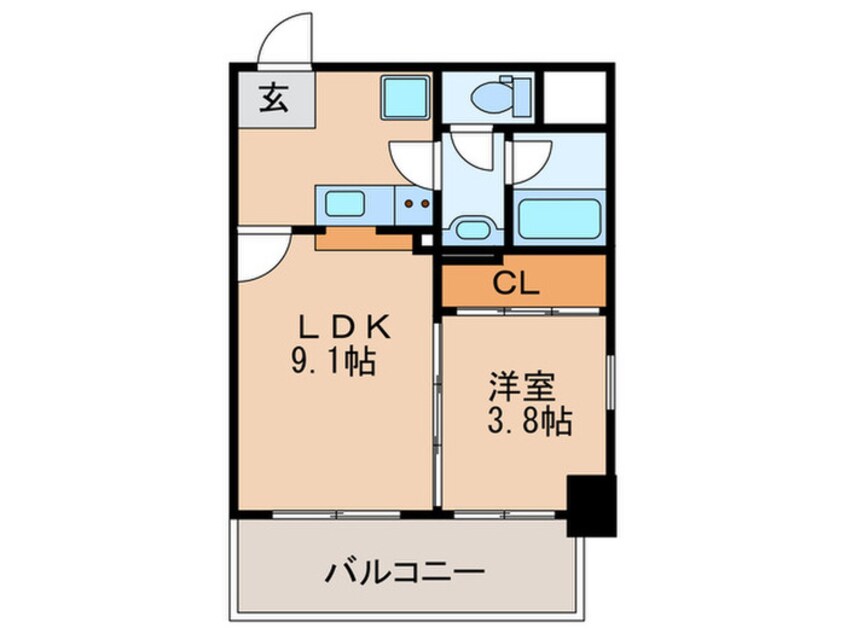 間取図 Felis塚本