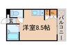 グランドハイツ柴原　C棟 1Rの間取り
